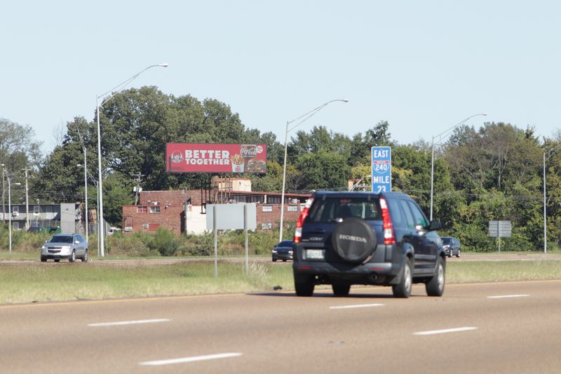 Billboard on I-240 near Airways Blvd, Memphis