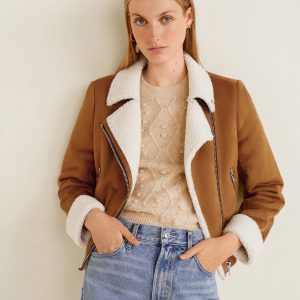 Faux shearling jacket